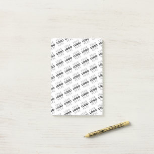 Ihr Logo einfaches sich wiederholendes diagonales  Post-it Klebezettel