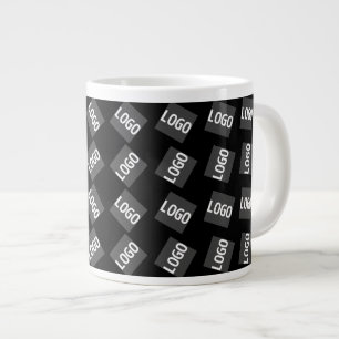 Ihr Logo   Einzigartiges Logo, Design oder Bildmus Jumbo-Tasse