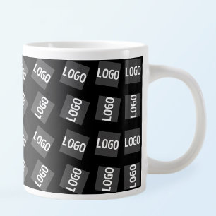 Ihr Logo Einzigartiges Logo, Design oder Bildmus Jumbo-Tasse
