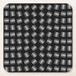 Ihr Logo | Einzigartiges Logo, Design oder Bildmus Rechteckiger Pappuntersetzer