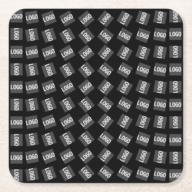 Ihr Logo | Einzigartiges Logo, Design oder Bildmus Rechteckiger Pappuntersetzer (Vorderseite)