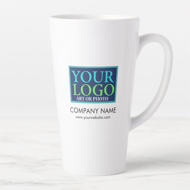 Ihr Logo, Firmenname und Website-Promotion Milchtasse (Rechts)