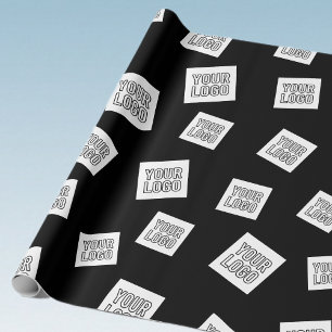 Ihr Logo, Foto oder anderes Bild Zufällige Platz Geschenkpapier