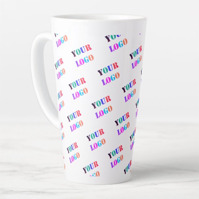 Ihr Logo Foto Werbeaktion Personalisiert Milchtasse (Linke Ecke)