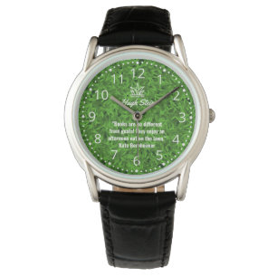 Ihr Logo-Geschäft Wäscheservice Armbanduhr