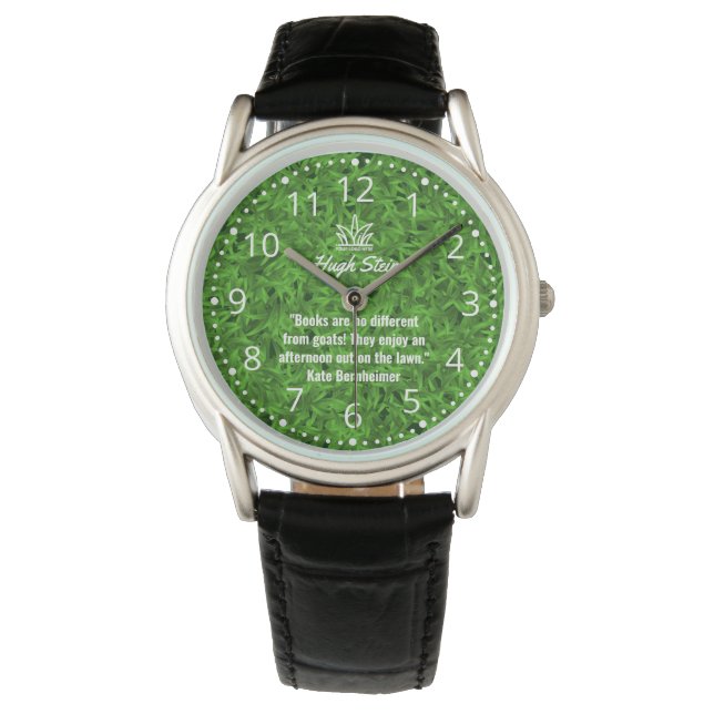 Ihr Logo-Geschäft | Wäscheservice Armbanduhr (Vorderseite)
