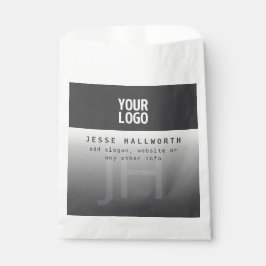 Ihr Logo, Geschäftsname und Monogramm Geschenktütchen