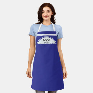 Ihr Logo Halbkugel Blau Business-Promotion Schürze