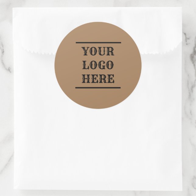 Ihr Logo hier Aufkleber (Tasche)
