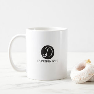 Ihr Logo Hier bearbeitete Geschäftsvorlage Kaffeetasse