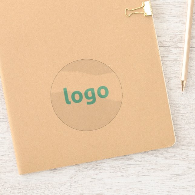Ihr Logo hier Business Marketing Sticker (Notizbuch)