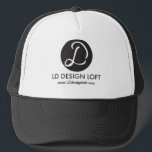 Ihr Logo hier, einfach, benutzerdefinierbar Truckerkappe<br><div class="desc">Mit unserem "Your Logo Here" Simple Customizable Trucker Hat steigern Sie die Sichtbarkeit Ihrer Marke stilvoll und praktisch. Dieser Hut ist nicht nur ein Mode-Accessoire, sondern ein dynamisches Werkzeug, um Ihre Marke zu präsentieren. Es wurde mit Einfachheit konzipiert und bietet eine effektive Plattform für Ihr Logo und Ihre Geschäftsdetails und...</div>