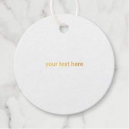 Ihr Logo hier einfach nur ein minimaler Geschenk-T Geschenkanhänger