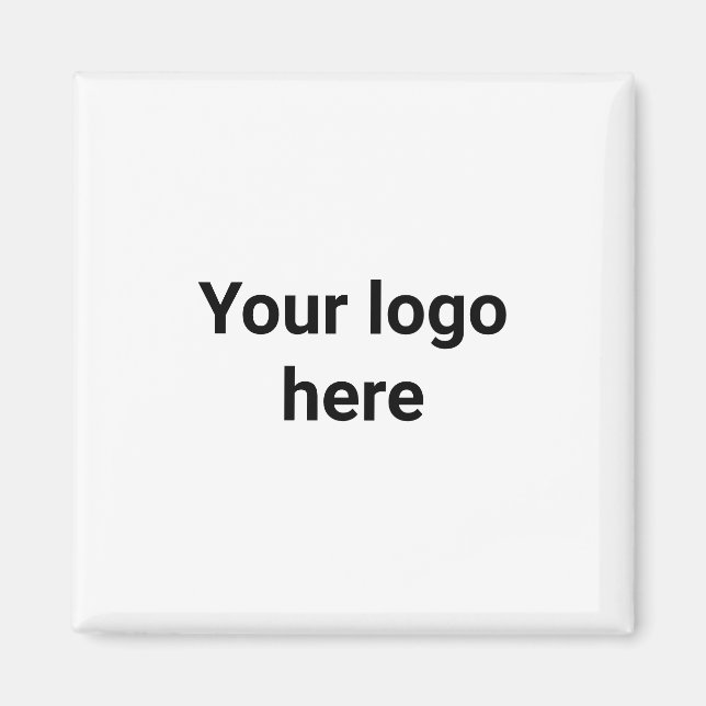 Ihr Logo hier, einfacher klassischer Runder-Stick Magnet (Vorne)