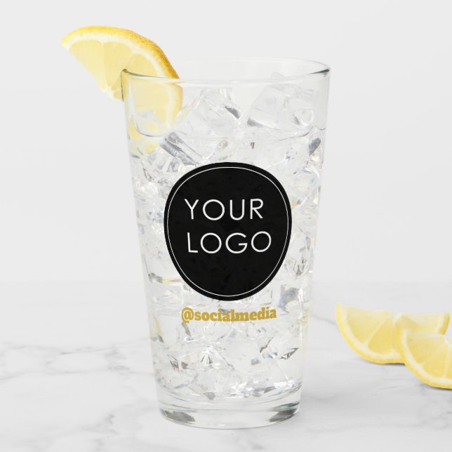 Ihr Logo hier Firmenlogo Glas (Vorderseite Ice)
