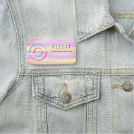 Ihr Logo hier, holografische Farbe Namensschild