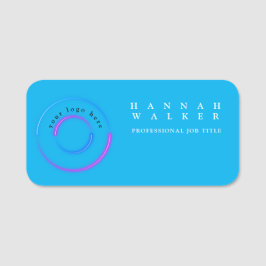 Ihr Logo hier, holografische Farbe Namensschild