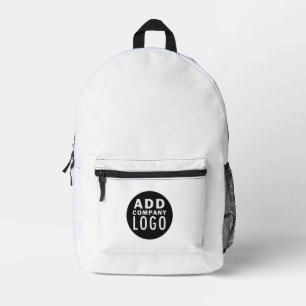 Ihr Logo hier   MINIMALISTISCH Bedruckter Rucksack