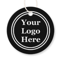 Ihr Logo hier mit schwarzen und weißen Kreisen