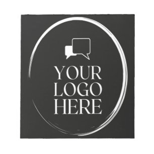 Ihr Logo hier Modern Notizblock