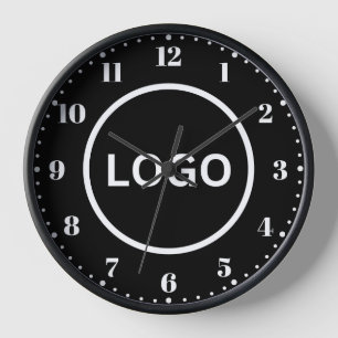 Ihr Logo hier Modernes Unternehmen Uhr