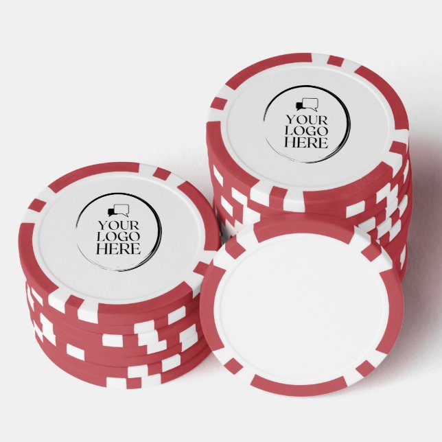 Ihr Logo hier Pokerchips (Stapel)