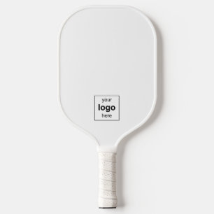Ihr Logo hier Promotional Weiß Pickleball Schläger