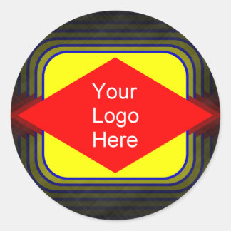 Ihr Logo hier Runder Aufkleber