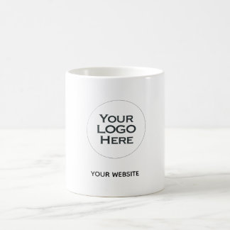 Ihr Logo hier - Standard-Weißer Keramik-Kaffee Verwandlungstasse