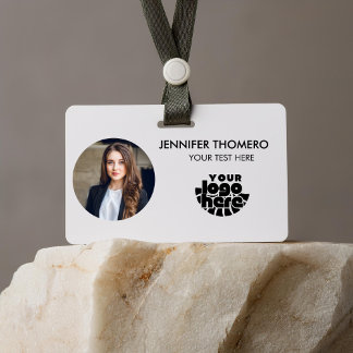 Ihr Logo hier Unternehmen Geschäft QR-Code Foto Na Ausweis