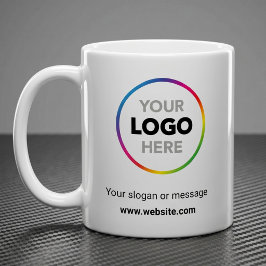 Ihr Logo hier Werbe-Mug | Webseite & Slogan Kaffeetasse