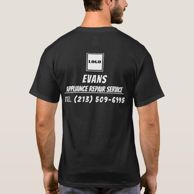 Ihr Logo hier Werbeaktion Uniform T- T-Shirt (Rückseite)