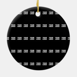 Ihr Logo | Horizontal gezogenes Streifenmuster Keramik Ornament