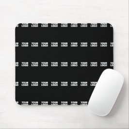 Ihr Logo | Horizontal gezogenes Streifenmuster Mousepad