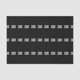 Ihr Logo | Horizontal gezogenes Streifenmuster Seidenpapier