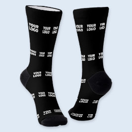 Ihr Logo | Horizontal gezogenes Streifenmuster Socken