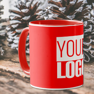 Ihr Logo in leuchtend rot Tasse