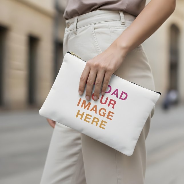 Ihr Logo ist blau Zubehörtasche (Von Creator hochgeladen)