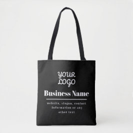 Ihr Logo ist Retro-Modern Schwarzweiß Tasche