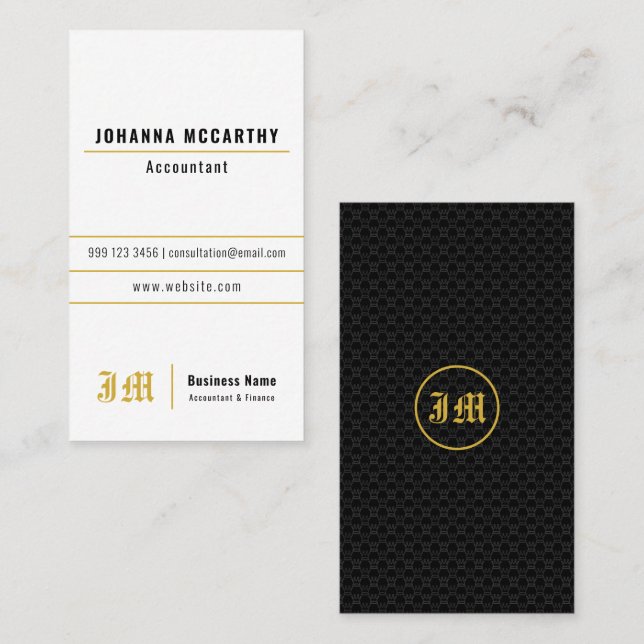 Ihr Logo | Kundenspezifische Buchhaltung BusinessL Visitenkarte (Vorne/Hinten)
