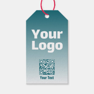 Ihr Logo mit/Bearbeitung von QR-Code und Farbverla Geschenkanhänger