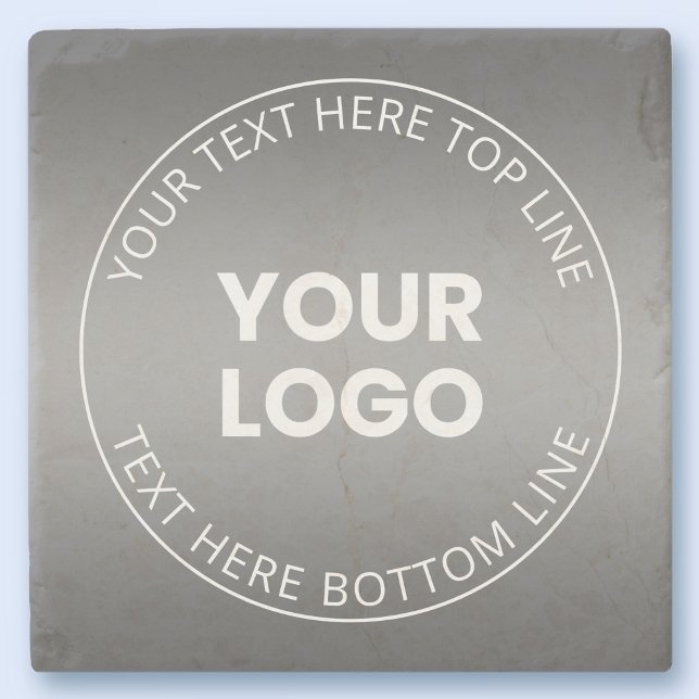 Ihr Logo mit oder ohne Farbabweichung Steinuntersetzer (Von Creator hochgeladen)