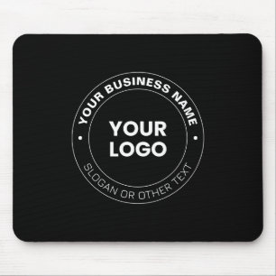 Ihr Logo Moderner bearbeitbarer Text und Element Mousepad