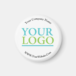 Ihr Logo, Name und Website-Promo Magnet