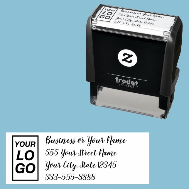 Ihr Logo oder Art-DIY-Name Anschrift Telefonbuch Permastempel (Von Creator hochgeladen)