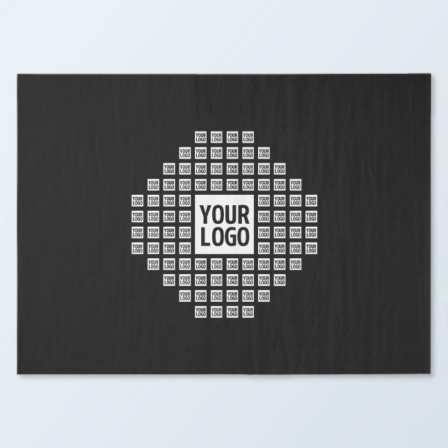 Ihr Logo oder Bild | Einzigartiges modernes Muster Seidenpapier (Von Creator hochgeladen)