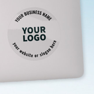 Ihr Logo oder Bild mit fett bearbeitbarem Text tra Aufkleber