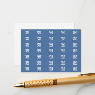 Ihr Logo oder Bild   Muster für vertikale Streifen Begleitkarte