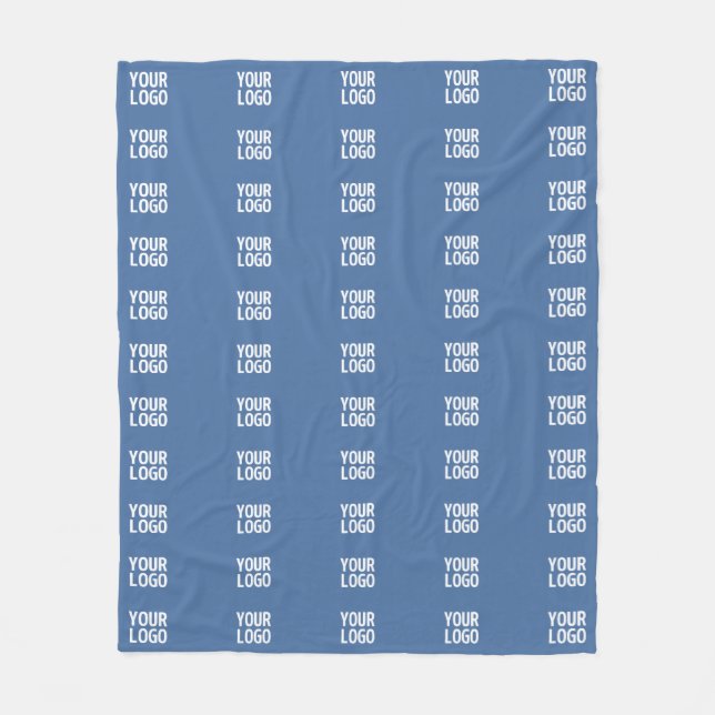 Ihr Logo oder Bild | Muster für vertikale Streifen Fleecedecke (Vorderseite)