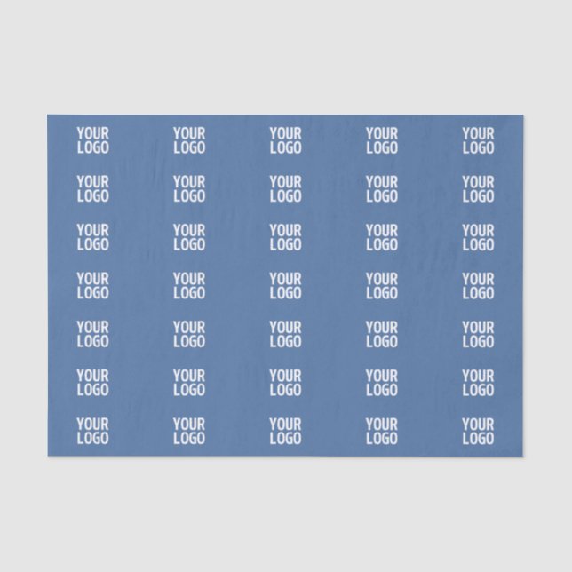 Ihr Logo oder Bild | Muster für vertikale Streifen Seidenpapier (Vorderseite)